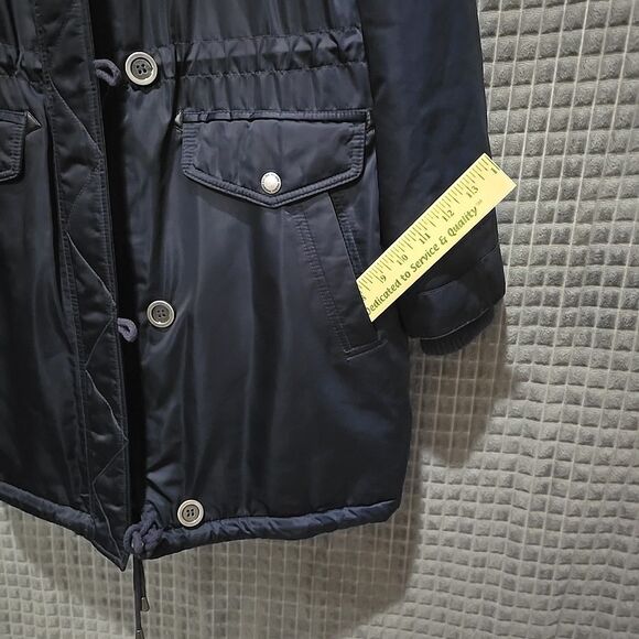 Halifax Fur Lined Parka Coat Lg Pennylane Jacket Full Zip Ski Winter Hooded Cozy - Picture 7 of 14